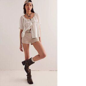 We The Free Jada Suede Micro Shorts